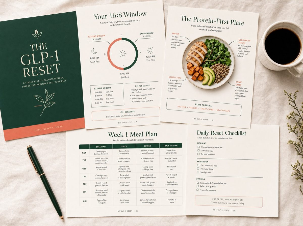 Inside pages of The GLP-1 Reset