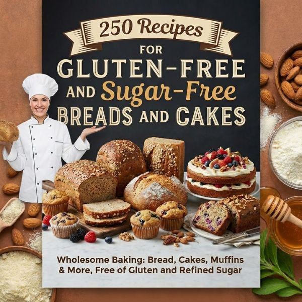 250 Gluten-Free & Sugar-Free Bread and Cake Recipes