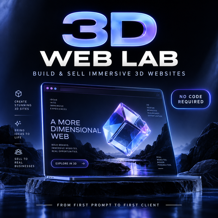 3D WEB LAB — Build & Sell Immersive 3D Websites with Claude