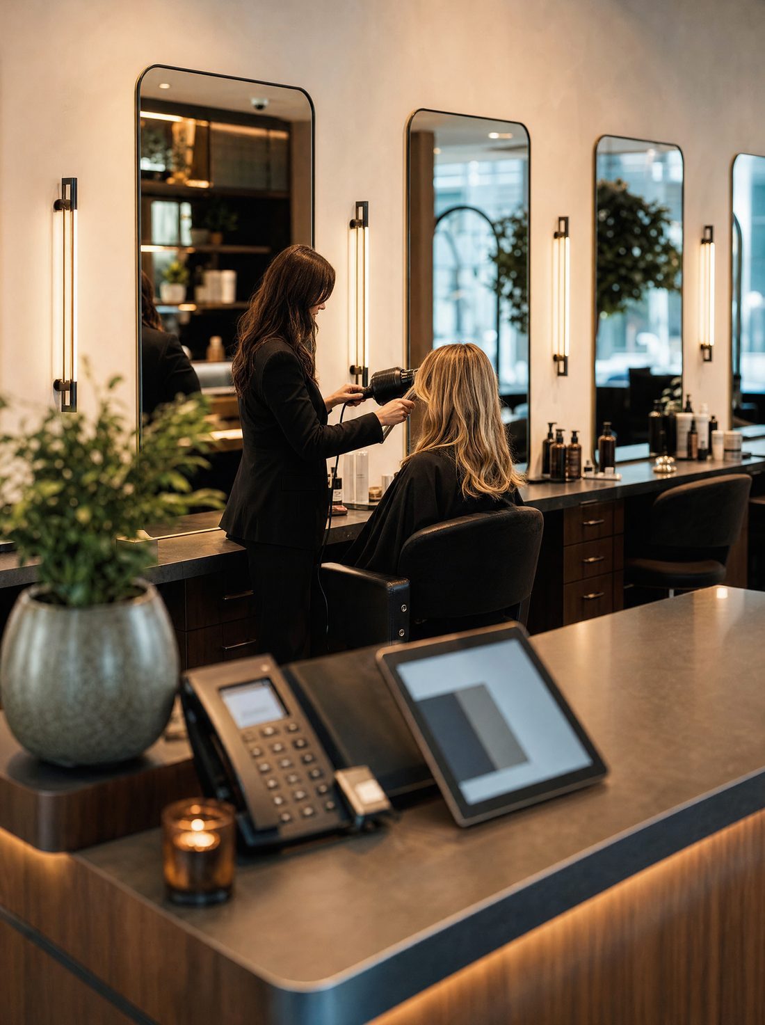 Hair salon