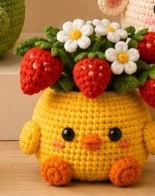Duckling planter pot