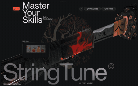 Preview of the site String Tune