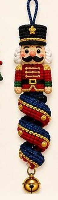 Nutcracker spiral ornament