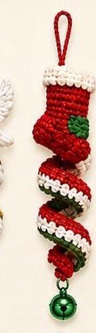 Stocking spiral ornament