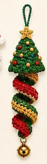 Christmas tree spiral ornament